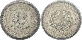 République du Salvador (caféière - 1876-1931)
 1 colon - 1925 Mo Mexico.
 Magnifique exemplaire.
 FDC - PCGS MS 65
 300 / 400