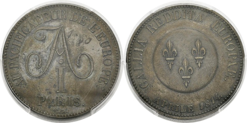 Russie
 Alexandre Ier (1801-1825)
 Epreuve en cuivre du 5 francs (module) - 18...
