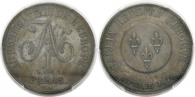Russie
 Alexandre Ier (1801-1825)
 Epreuve en cuivre du 5 francs (module) - 1814 Tranche lisse.
 Frappe d’Epreuve - PCGS UNC Details env. damage
 ...