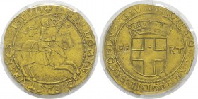 Suisse 
 Genève - Savoie
 Charles II (1504 -1553)
 Ecu d’or au cavalier à la tête heaumée - Non daté GV Cornavin.
 AV : +KROLVS : DVX : SABAVDIE :...