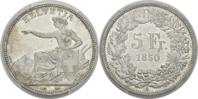 Suisse
 Confédération helvétique (1848 à nos jours)
 Coffret officiel de présentation de la Monnaie Fédérale contenant les 5, 2, 1, 1/2 franc A Pari...