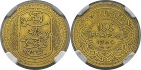 Tunisie
 Ahmed Bey (1348-1361 AH / 1929-1942)
 100 francs or - 1353 AH / 1934 Paris. 
 Très rare - 33 exemplaires.
 Pratiquement FDC - NGC MS 63
...