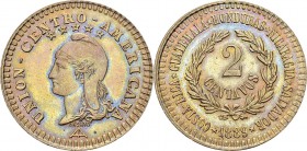 Union d’Amerique Centrale
 Paire d’essais des 1 et 2 centavos - 1889 
 Très rare.
 Pratiquement FDC
 200 / 300