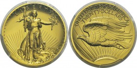 USA
 République fédérale (1789 à nos jours)
 20 dollars or Ultra Haut Relief - 2009 Philadelphie. Chiffres romains.
 FDC Exceptionnel - PCGS MS 69...