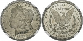 USA
 République fédérale (1789 à nos jours)
 1 dollar - 1885 Philadelphie.
 D’aspect flan bruni.
 Pratiquement FDC - NGC MS 63 PL (prooflike)
 50...