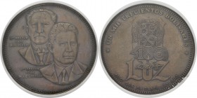 Venezuela
 République (1823 à nos jours)
 Epreuve en cuivre du 1300 bolivares argent - 1991
 Non répertorié.
 Superbe à FDC - NGC MS 61 BN
 150 /...