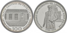 Venezuela
 République (1823 à nos jours)
 100 bolivares flan bruni - 1983
 Flan Bruni - NGC PF 69 ULTRA CAMEO
 50 / 70