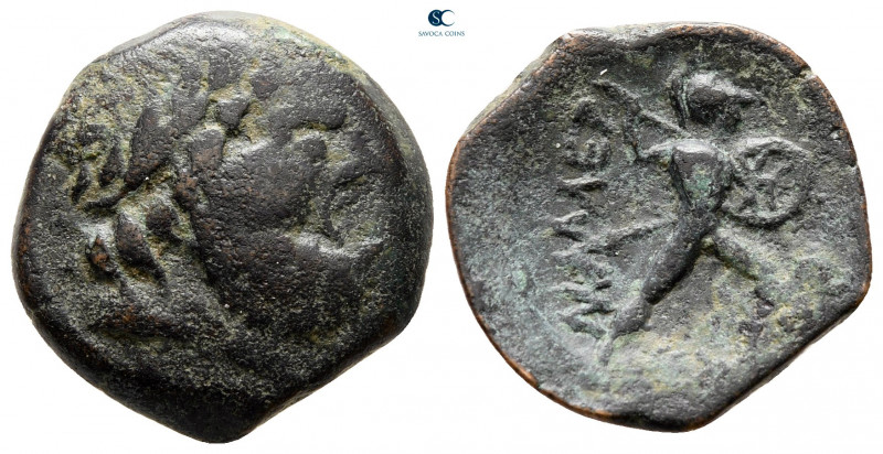 Sicily. Messana, Mamertini circa 210-200 BC. 
Pentonkion Æ

18 mm, 4,30 g

...