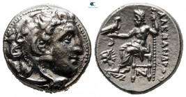 Kings of Macedon. Kolophon. Alexander III "the Great" 336-323 BC. In the name and types of Alexander III, struck circa 310-301 BC.. Drachm AR