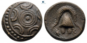 Kings of Macedon. Uncertain mint. Alexander III "the Great" 336-323 BC. Half Unit Æ