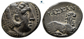 Kings of Macedon. Uncertain mint in Macedon. Kassander 316-297 BC. Bronze Æ