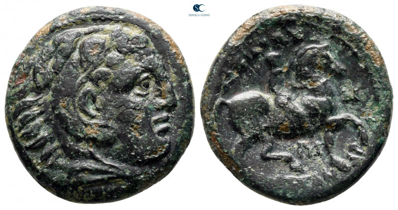 Kings of Macedon. Uncertain mint. Kassander 306-297 BC. 
Bronze Æ

20 mm, 5,4...