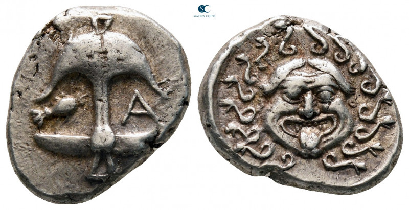 Thrace. Apollonia Pontica circa 480-450 BC. 
Drachm AR

17 mm, 3,34 g



...
