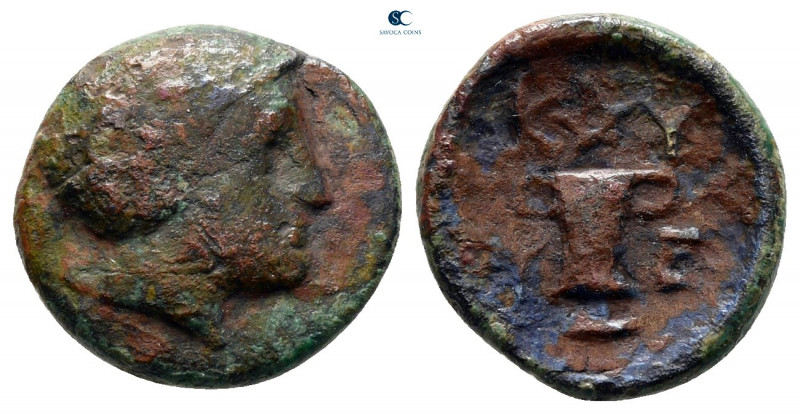 Thrace. Cypsela circa 420-380 BC. 
Bronze Æ

14 mm, 1,87 g



nearly very...