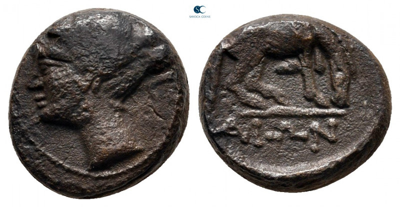 Thessaly. Larissa circa 380-337 BC. 
Bronze Æ

12 mm, 2,43 g



very fine...