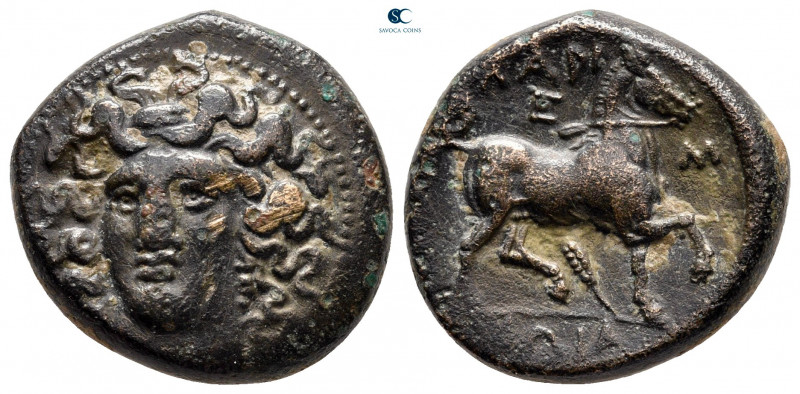 Thessaly. Larissa circa 356-337 BC. 
Bronze Æ

20 mm, 8,53 g



very fine...