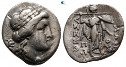 Thessaly. Thessalian League. ΠΟΛΙ- (Poli-), magistrate circa 200 BC. Drachm AR