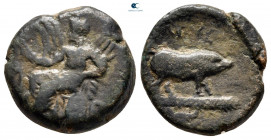 Attica. Eleusis circa 350-300 BC. Bronze Æ