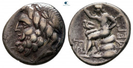 Arkadia. Megalopolis circa 175-168 BC. Triobol-Hemidrachm AR