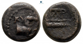 Aiolis. Kyme circa 100-0 BC. Bronze Æ