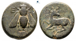 Ionia. Ephesos circa 390-300 BC. Bronze Æ