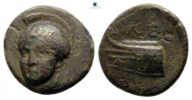 Ionia. Lebedos circa 200-100 BC. 
Bronze Æ

12 mm, 1,53 g



very fine