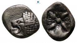 Ionia. Miletos circa 520-480 BC. Diobol AR