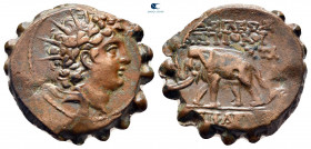 Seleukid Kingdom. Antioch on the Orontes. Antiochos VI Dionysos 144-142 BC. Serrate Æ