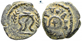 Judaea. Jerusalem. Herodians. Herod I (the Great) 40-4 BC. From the Tareq Hani collection. Prutah Æ