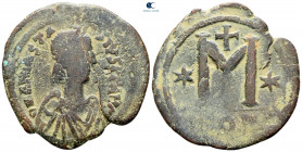 Anastasius I AD 491-518. From the Tareq Hani collection. Constantinople. Follis or 40 Nummi Æ