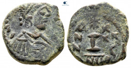 Justinian I AD 527-565. Nikomedia. Decanummium Æ