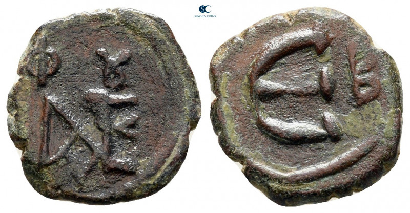 Justin II and Sophia AD 565-578. Constantinople
Pentanummium Æ

15 mm, 1,78 g...