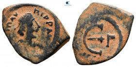 Maurice Tiberius AD 582-602. From the Tareq Hani collection. Constantinople. Pentanummium Æ