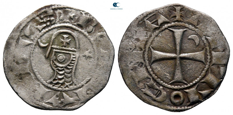 Bohemond III AD 1163-1201. Antioch
Denier AR

17 mm, 0,94 g



nearly ver...