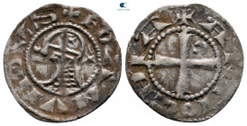 Bohemond III AD 1163-1201. Antioch. Denier AR