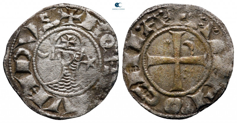 Bohemond III AD 1163-1201. Antioch
Denier AR

17 mm, 0,82 g



nearly ver...