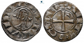 Bohemond III AD 1163-1201. Antioch. Denier AR