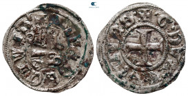 Guillame de la Roche AD 1280-1287. Denier Tournois BI