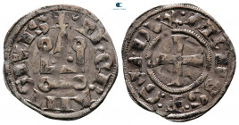 Gui II de La Roche AD 1287-1308. Denier Tournois BI