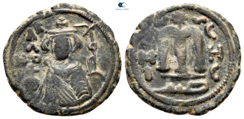 temp. Mu\'awiya I ibn Abi Sufyan AH 41-60. From the Tareq Hani collection. hims ...
