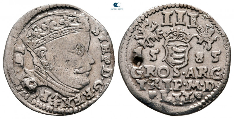 Poland. Riga. Stephan Batory AD 1576-1586.
3 Groszy AR

19 mm, 2,36 g



...
