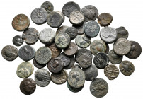 Lot of ca. 50 greek bronze coins / SOLD AS SEEN, NO RETURN!
very fine