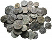 Lot of ca. 55 roman provincial bronze coins / SOLD AS SEEN, NO RETURN!nearly very fine