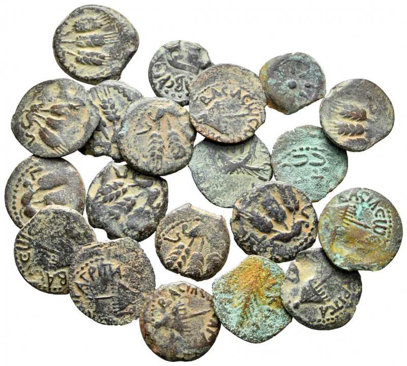Lot of ca. 20 judaean bronze coins / SOLD AS SEEN, NO RETURN!

very fine