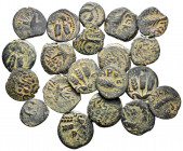 Lot of ca. 20 judaean bronze coins / SOLD AS SEEN, NO RETURN!very fine