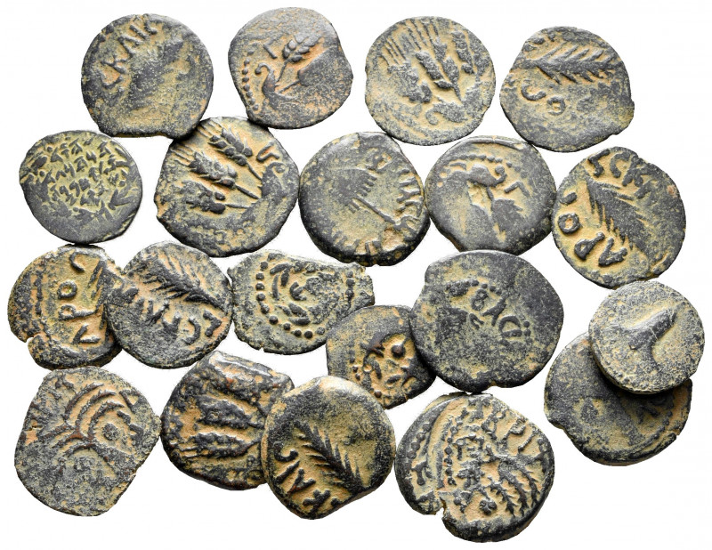 Lot of ca. 20 judaean bronze coins / SOLD AS SEEN, NO RETURN!

very fine