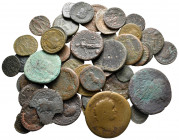 Lot of ca. 50 roman bronze coins / SOLD AS SEEN, NO RETURN!nearly very fine