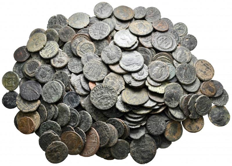 Lot of ca. 250 roman bronze coins / SOLD AS SEEN, NO RETURN!

very fine