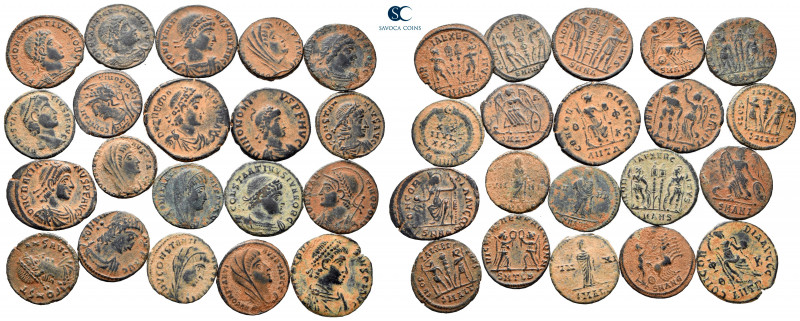 Lot of ca. 20 roman bronze coins / SOLD AS SEEN, NO RETURN 

very fine