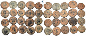 Lot of ca. 20 roman bronze coins / SOLD AS SEEN, NO RETURNvery fine
